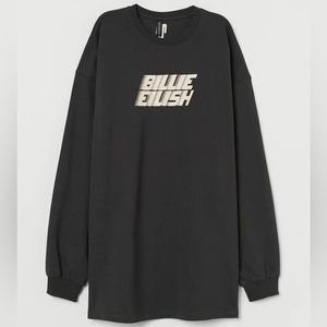 H&M x Billie Eilish Merch Long Sleeve Tee